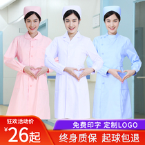 Nurse uniform summer short sleeve long sleeve womens suit white coat uniform two-piece pharmacy doctor nurse work clothes