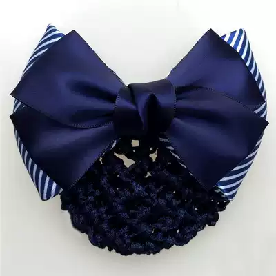 Floral headdress jewelry Korean hair accessories floral headdress net pocket nurse floral headdress bow professional flight attendant floral headdress bride floral headdress