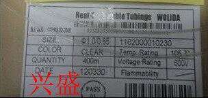 Wall Colour Thermal shrink tube diameter 1mm transparent and environmentally friendly heat shrink tube shrink tube insulated tube 1 m up