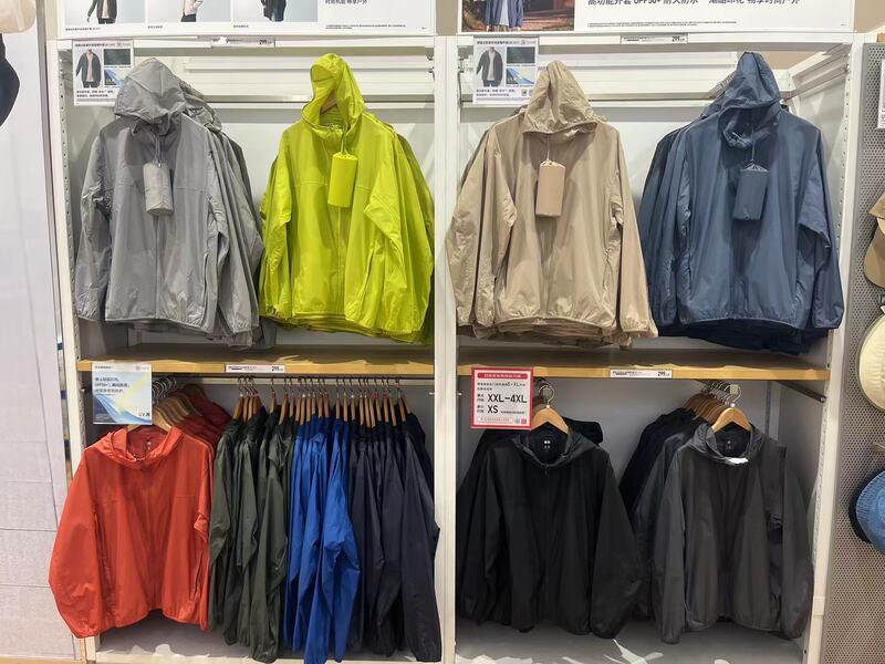 Uniqlo Sun Protection Clothing Men's Portable Anti-Uv Hooded Jacket 474883/464023/464022