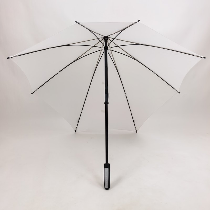 [Netherlands Senz Outdoor Special-Shaped Umbrella] Pure White Aluminum Alloy Nano Quick-Drying Fabric Manual Long-Handled Umbrella for Both Sunny and Rainy Weather
