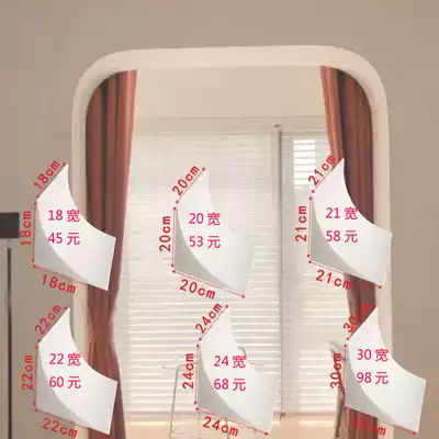 Gypsum line semicircular beam, plain surface, no flower, glossy surface, passageway, arc arch, European-style Chinese-style decorative TV wall