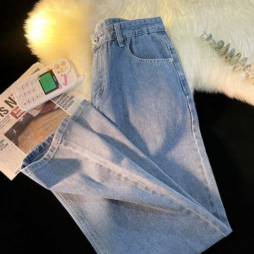 Tide, осенние цветные брендовые прямые свободные джинсы, японские штаны для отдыха, оверсайз