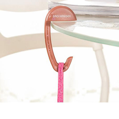 Creative Portable Table Side Desktop Carry-on Bag Hook Multifunction Clothing Bag Hook Buttoned Hanging Rack Sub