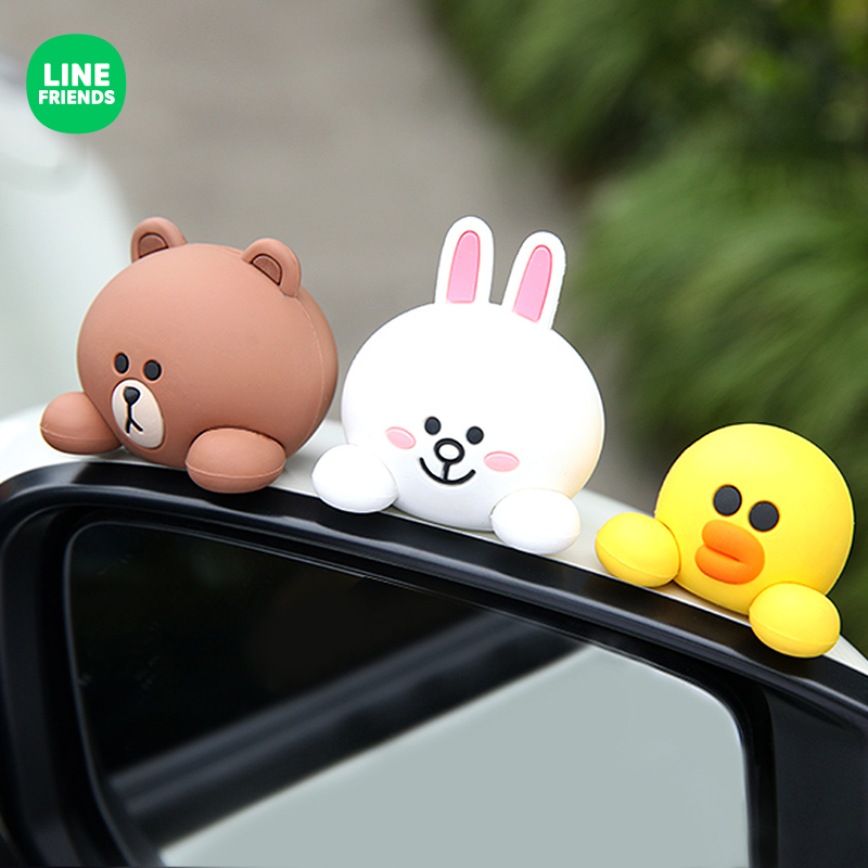 Cartoon car brown bear cute creative car center console decoration car accessories car accessories small accessories