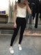 Black Skinny Pants, Thin and Stretchy, Slimming, Suitable for Petite Figures, High-Waisted Leggings, Slim-Fitting Pencil Pants for Summer