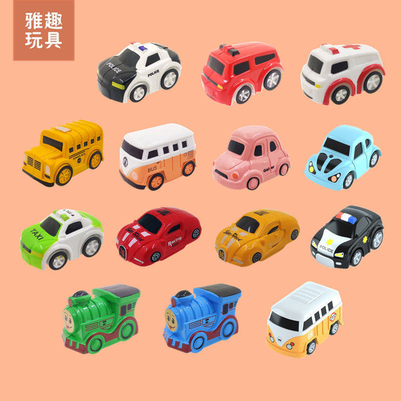 Car Big Adventure Trespass Mini Dolly Toy Accessories Parking Building Taxiway Small Train School Bus