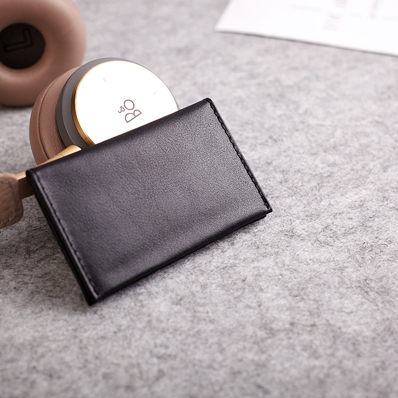 Junya Leather Little Pickup Card Lightweight Mini Utility and Clean Fashion Men and Ladies