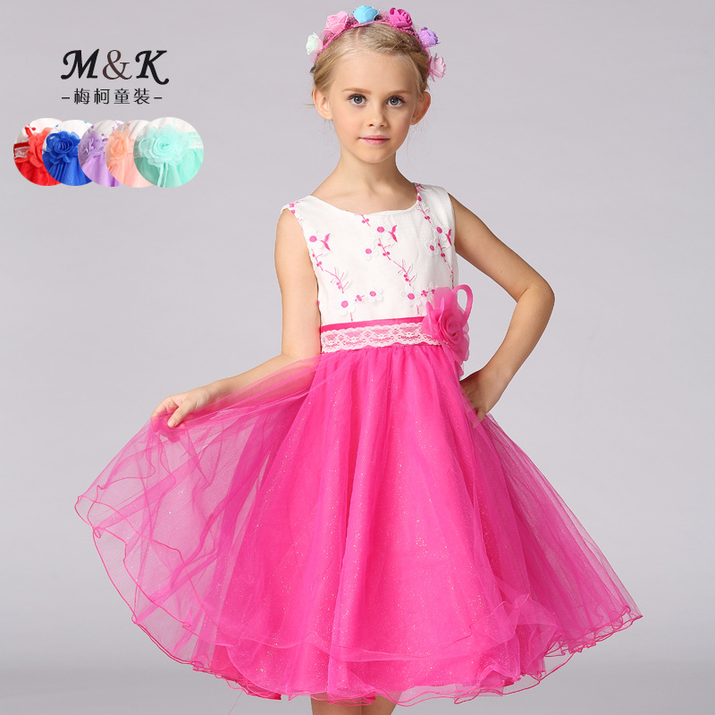 Summer 61 young children Princess Skirt Girl Girl Child Foreign Dress Flower Boy Dress dress Dress Watch