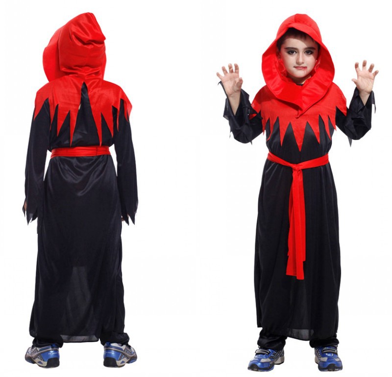 Toddler Child Halloween costumes for men and women Children's children Devil Vampire Clothing Makeup Balls to perform