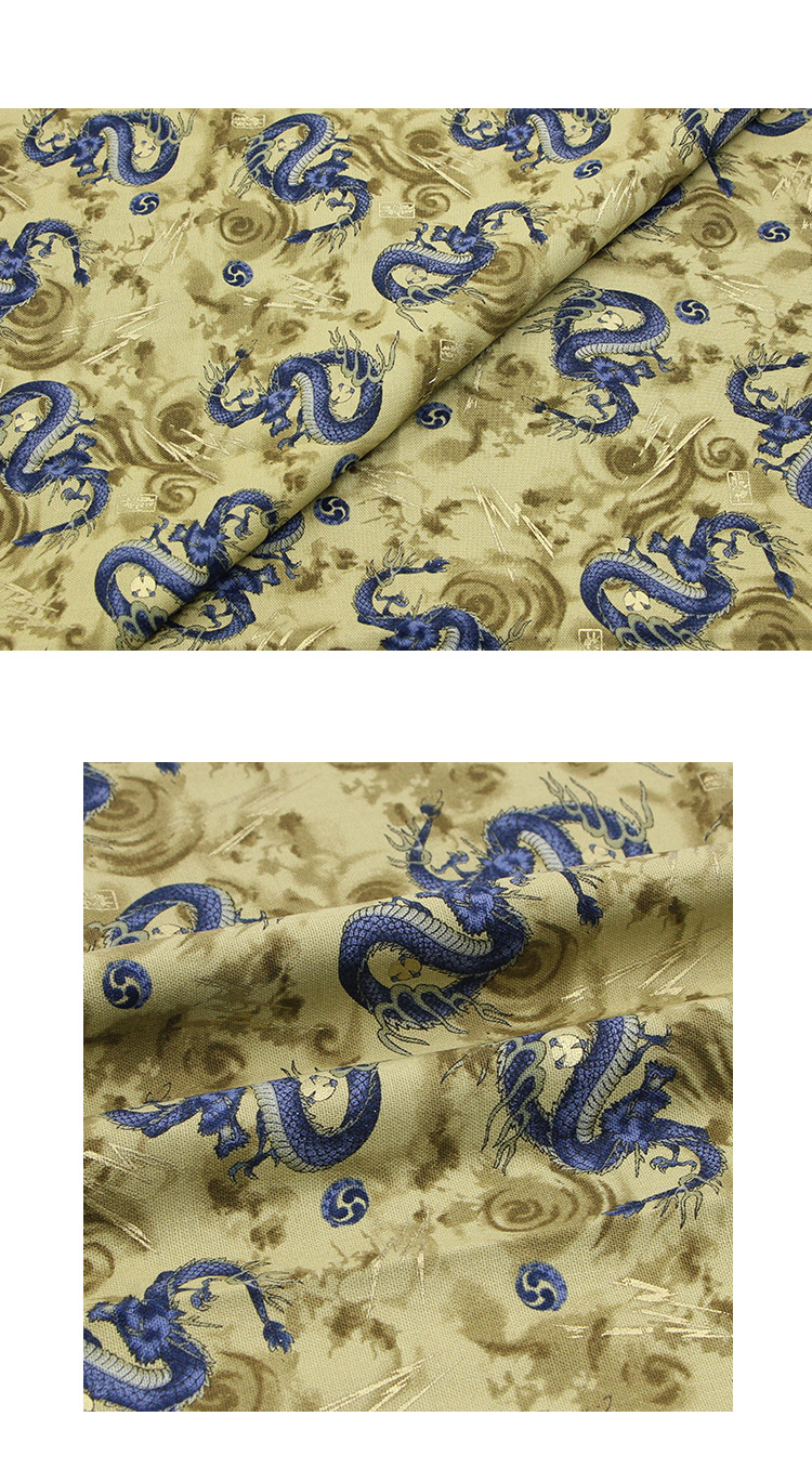 Nhập khẩu dập rồng nóng và bông cotton vải lanh khăn trải bàn gối gối ngủ rèm handmade vai thô