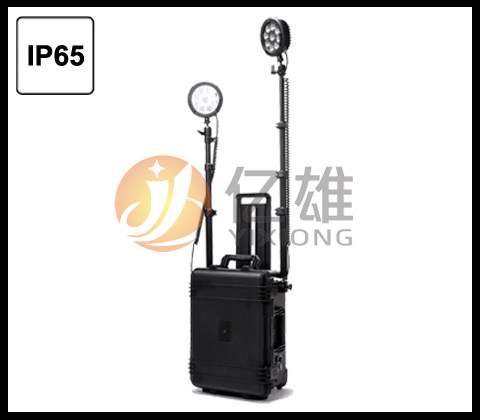 GAD512 portable mobile lighting system box type mobile lighting lamp double lamp head lifting floodlight