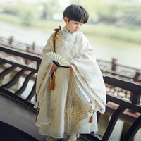 Детское оригинальное осеннее элитное ханьфу для мальчиков, 11 года, круглый воротник, китайский стиль