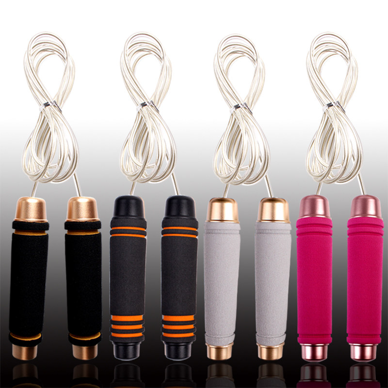 Professional weight-bearing skipping rope adult fitness weight loss male and female children's sports steel wire rope for high school entrance examination