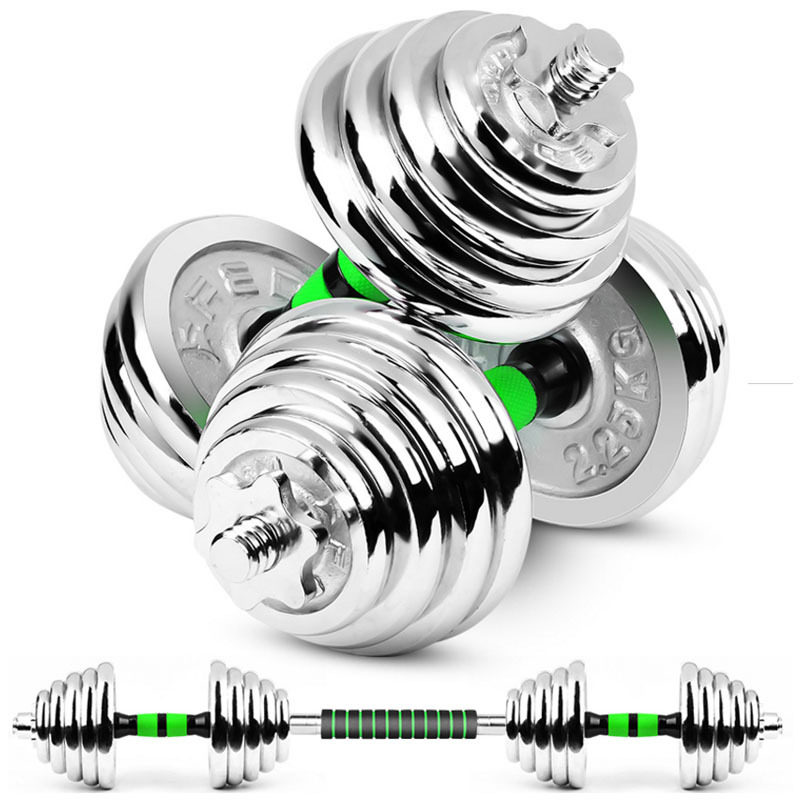 Plated Dumbbells Barbell Dual-use 10 10 20 30 40KG 40KG Pair Of Men's Home Fitness Equipment Practicing Arm Muscle