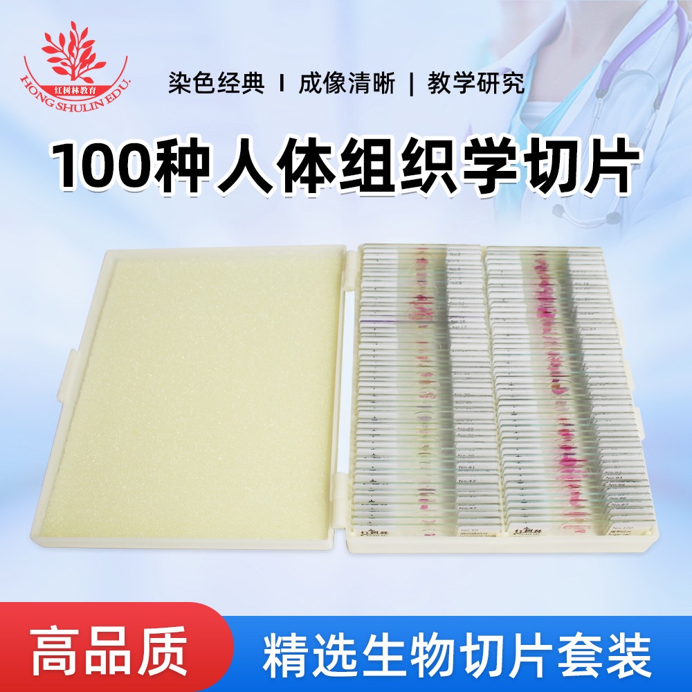 100种正常组织学切片FRT2001高教标准经典HE银染医学院医学解剖学