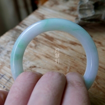 (Pi Cui Xuan) Ice glutinous green jade round bracelet bracelet 52 6MM 801