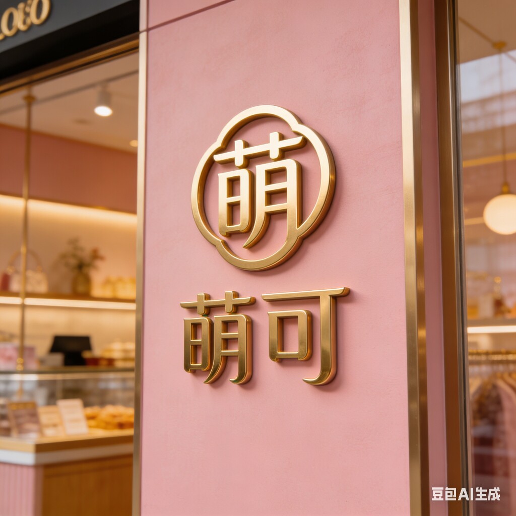 萌可工厂店的LOGO