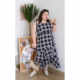 ການອອກແບບກະໂປງ chiffon suspender plaid irregular strappy waist dress