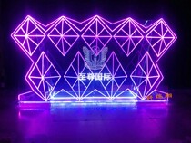 Customize the box to beat the disc table Acrylic Dj Bench Bar Table Seven Colorful cool and luminous Led table bag room Home