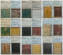 Color paint weathered wood board food photography photo background desktop board real wood grain texture retro nostalgic
