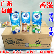 Guangdong Hong Kong milk natural pure original chocolate high calcium milk 36 * 225ml Hong Kong version