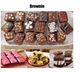 Brownie Pan 18 Brownie Baking Brownie Khuôn hai mảnh dứa Crisp Khuôn tắm - Tự làm khuôn nướng khuôn làm bánh Tự làm khuôn nướng