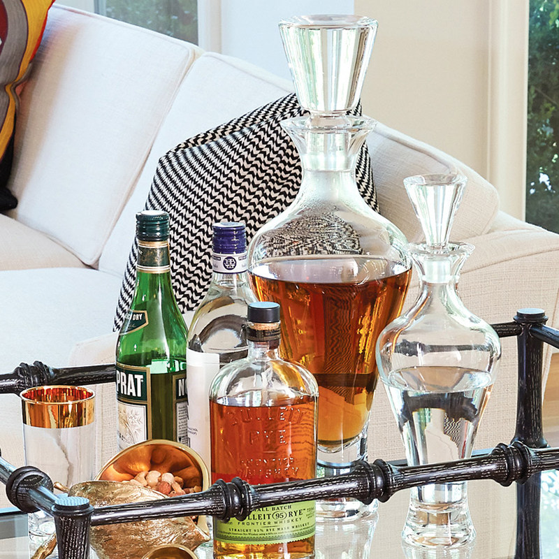 North Carolina Meijia Portugal imported modern glass bottle restaurant red wine wine set lead-free crystal sober bottle