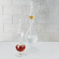 North Cameca Portugal imports modern two-section round decanter bottle restaurant wine with lead-free crystal bottle