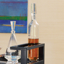 North Camecca Poland imported transparent glass bottle restaurant wine with lead-free crystal bottle decanter