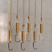 Clothing Store Show Shelf Hooks Solid Wood Upper Wall Hanging Clothes Pole Wall-mounted Clothes Hanger Womens Clothing Shop Retro Side Rack