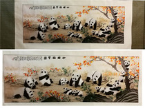 Intangible Cultural Heritage Chengdu Gift China National Treasure Picture Shu Embroidery Painting Handmade Embroidery Painting Foreign Affairs Visit Opening Gift Send Leader