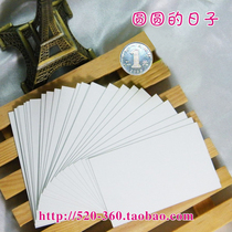 Word blank card Business card message bar Handwritten word Pinyin card writing letters English new words Graffiti label