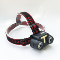 LED strong bald light rechargeable mini small super bright head-mounted mining lamp outdoor night fishing work headlamp COB lamp beads