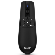 Deli Deli 2803 ppt page turning pen remote control pen laser projection pen charging teaching wireless electronic pointer
