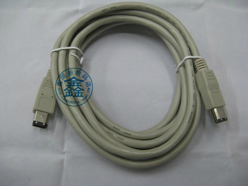IEEE1394 Firewire 600 to 600 High Speed Firewire Firewire 6 to 6 Data Line 3 m