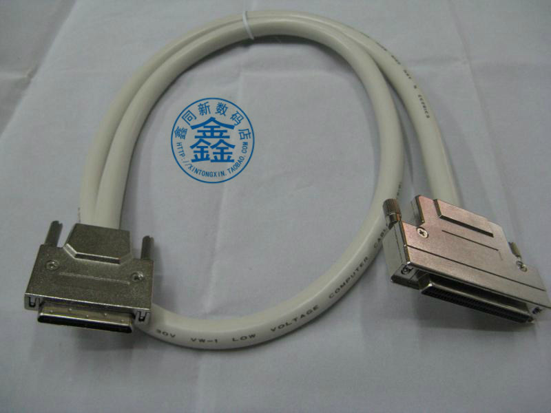 SCSI line HPDB68 mother-to-VHDCI 68 male large 68 female high density 68 connection lines 1 8 m