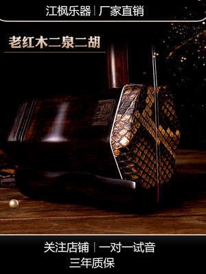 Jiangfeng Suzhou Производитель прямая продажа Erhu Instruments Old Mahogany Erquan Профессиональный подлинный юношеский тест
