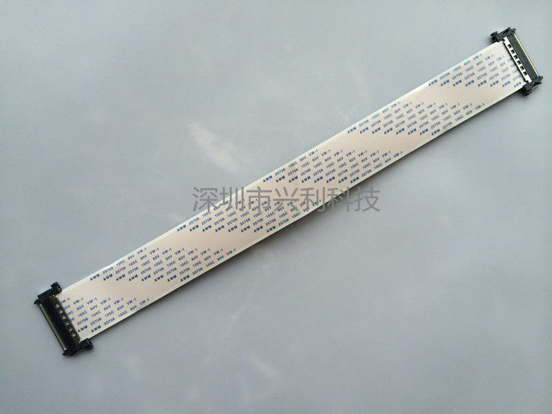 4K high-definition ultra-clear LCD screen cable FI-RE51S-HF-FFC double-headed V-by-One51P flexible cable 1M