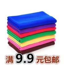 Beauty salon towel cotton super absorbent solid color hair salon special towel Purple wholesale barber shop 