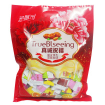 Manske sincerely wishes crispy two-color double flavor soft ball sugar 438g bag combination New year Candy