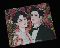 (Spot)Douhua bar Yun in mouse pad Passport clip Glasses cloth Mobile phone rope badge