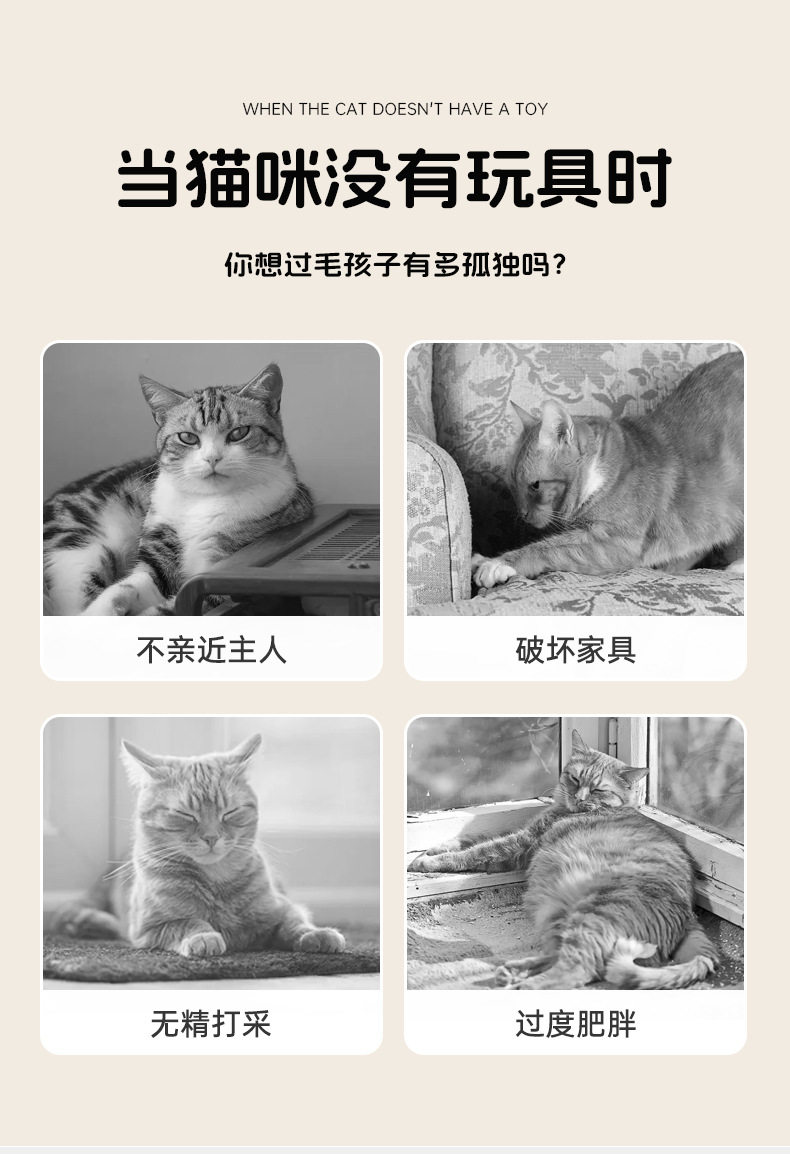 猫玩具自嗨猫转盘球小猫解闷逗猫神器游乐盘套装宠物用品猫咪玩具插图11