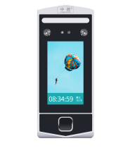 Central control T302 Dynamic face fingerprint password visible face recognition Dai mask access control system suit
