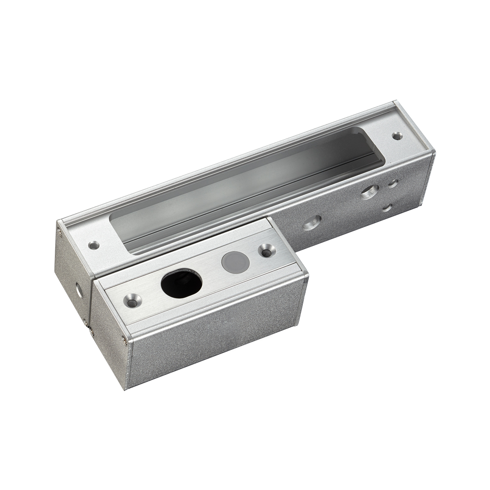 YLI willin electronic BBK-500 internal open narrow frame door electric insert lock bracket up and down without frame glass access lock