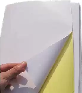 A4 self-adhesive sticker printing label adhesive adhesive paper glossy laser printing 100 bag