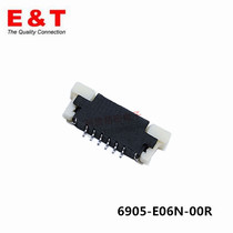 Endeli 6905-E06N-00R 1 0 pitch 6P upper connection H=2 0 FPC cable socket 10 starting shot