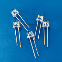 5MM white straw hat light emitting diode LED light emitting diode F5 highlight white hair white 5mm straw hat lamp beads