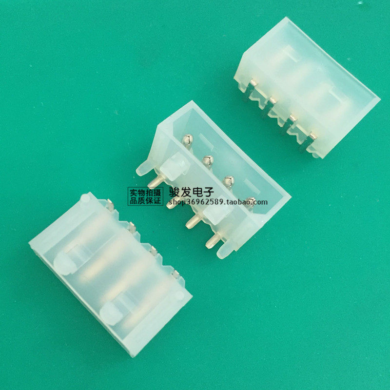 Computer connector Power connector Big 4P connector Big four P 90 degree pin bender IDE socket spot