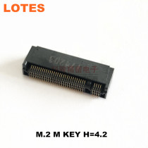 LOTES Connector APCI0107-P001A M 2 NGFF Socket M KEY 67P H=4 2 Spot